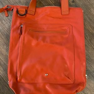 Mandarina duck orange shoulder bag